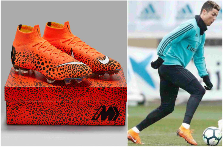 Lawan PSG, Cristiano Ronaldo Pakai Sepatu Rancangan Khusus