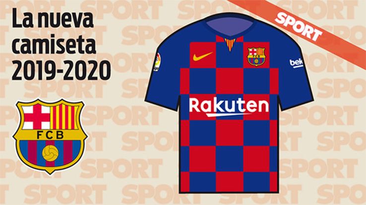 Barcelona 2018-2019 jersey. (Sport)