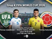 Prediksi dan Statistik Uzbekistan vs Kolombia: La Tricolor Ditantang Tim Debutan