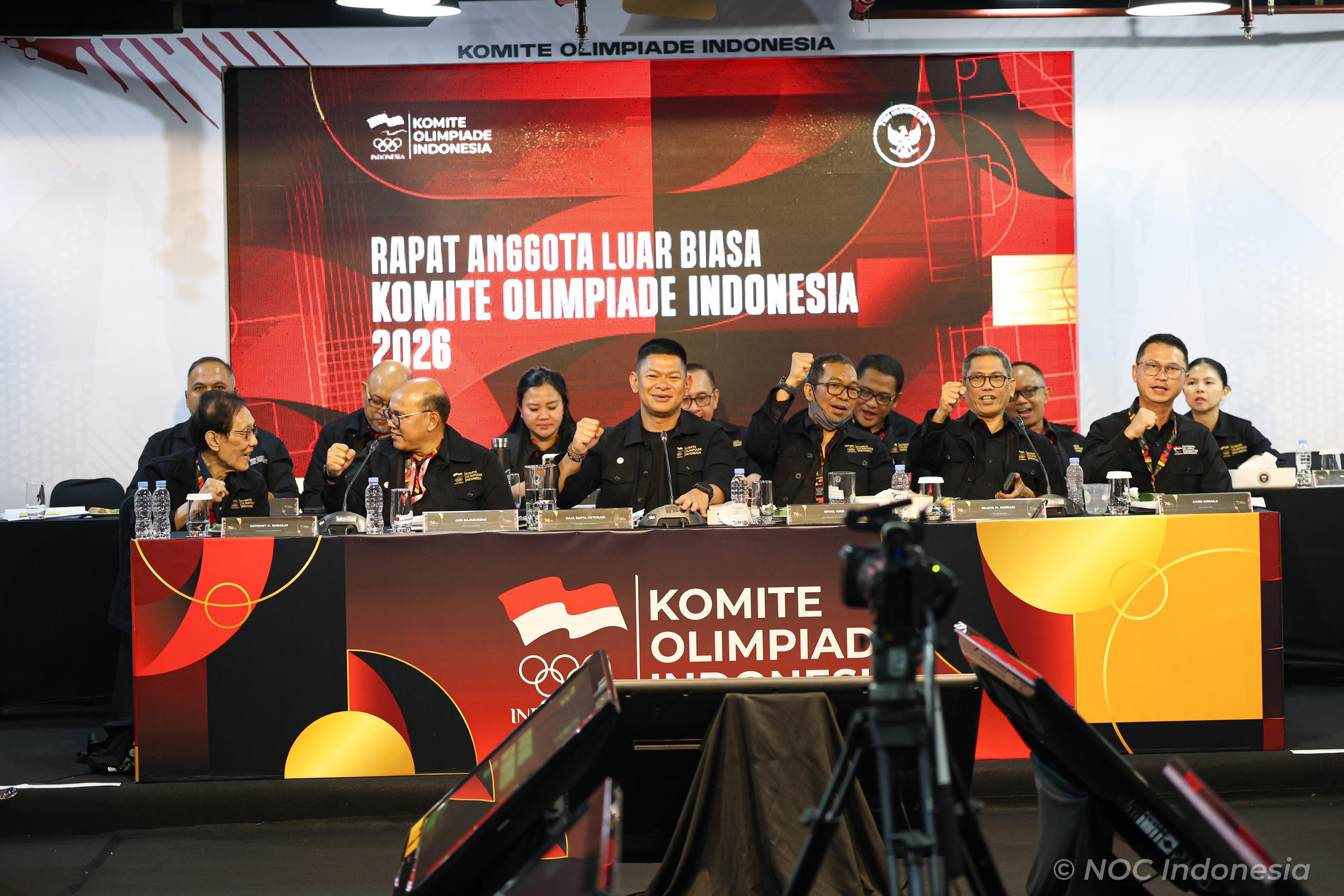 NOC Indonesia Gelar Rapat Anggota Luar Biasa, Bicarakan Kongres Pemilihan dan Asian Games 2026