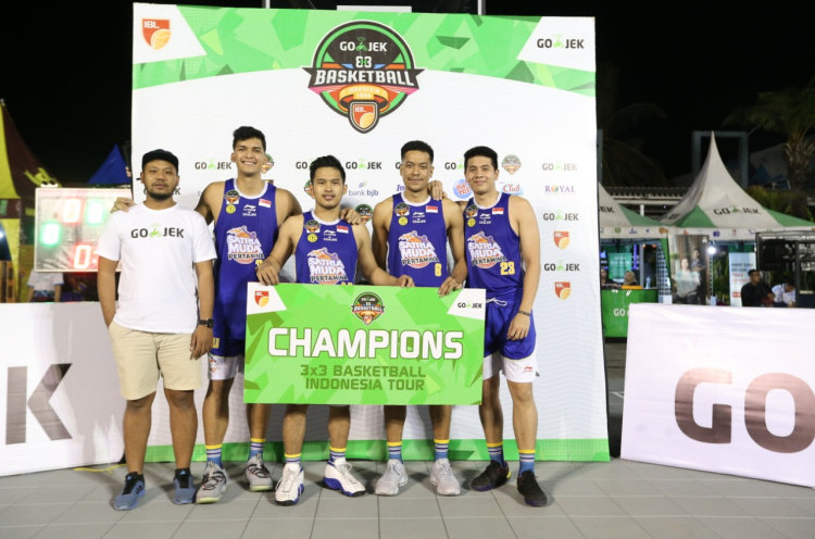 Sukses Revans, Satria Muda Rebut Gelar Juara IBL 3x3 Seri Bali