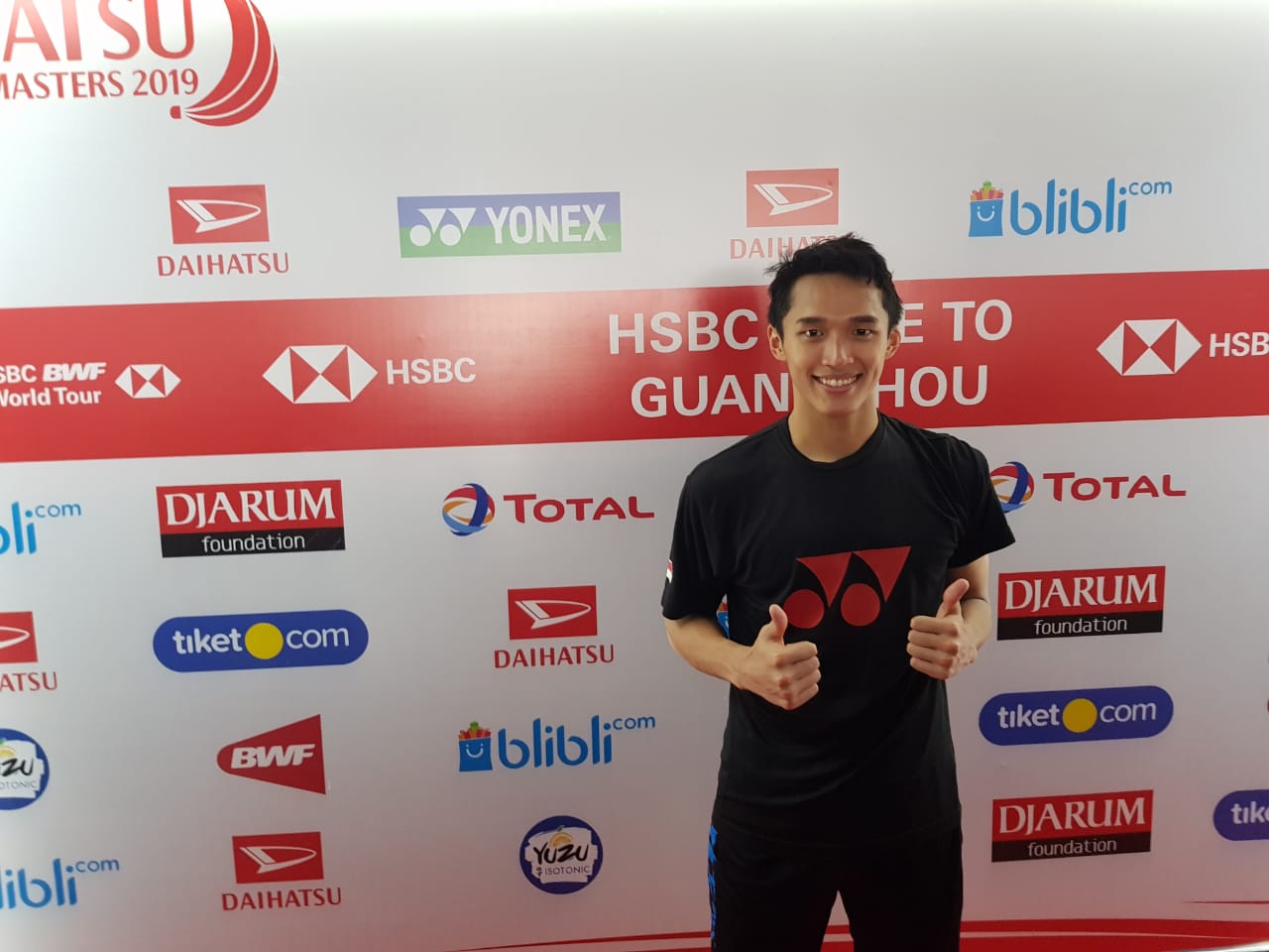Jonathan Christie Harapkan Dukungan Fans pada Semifinal Indonesia Masters 2019