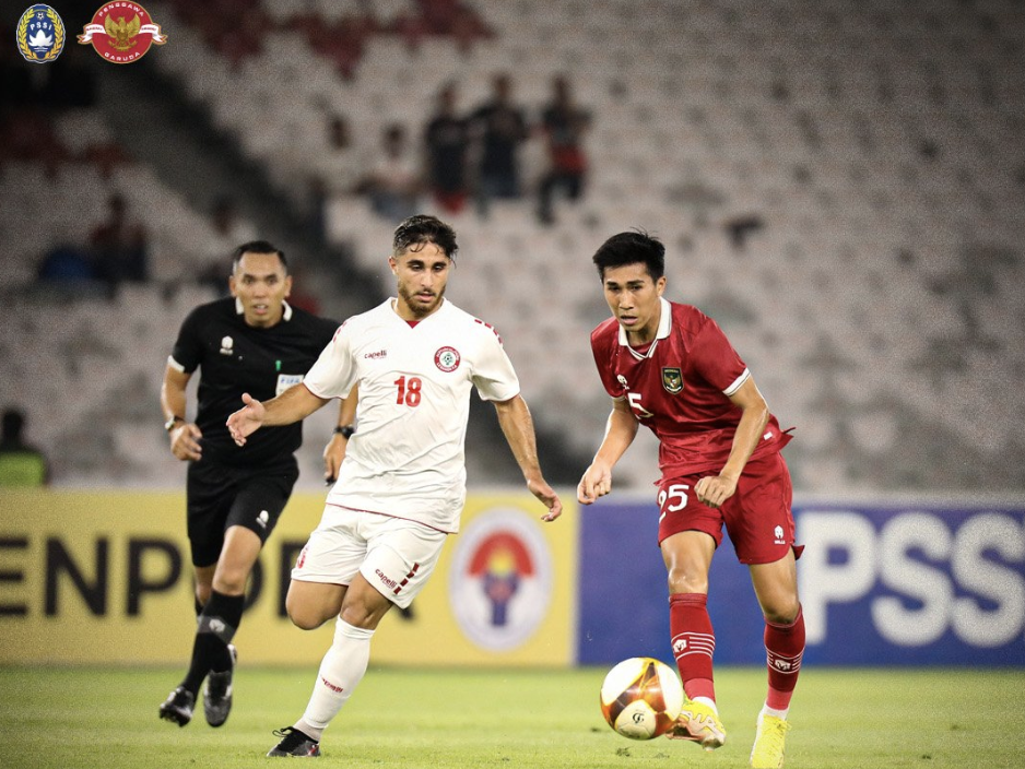 Timnas Indonesia U-22 Kalah 1-2 dari Lebanon di Pertemuan Pertama