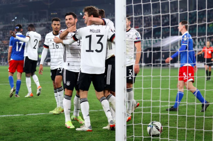 Hasil Kualifikasi Piala Dunia 2022: Jerman Cetak 9 Gol, Portugal Gagal Menang