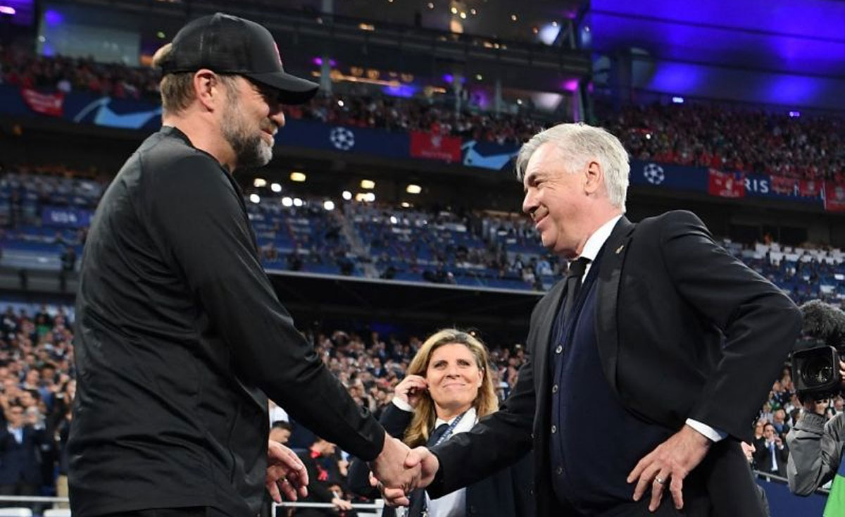 Membedah Rekor Pertemuan Jurgen Klopp Vs Carlo Ancelotti di Liga Champions