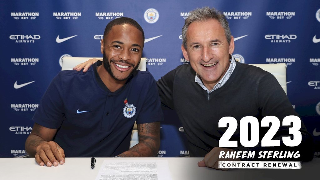 Teken Kontrak Baru, Raheem Sterling Digaji Rp 5 Miliar per Pekannya