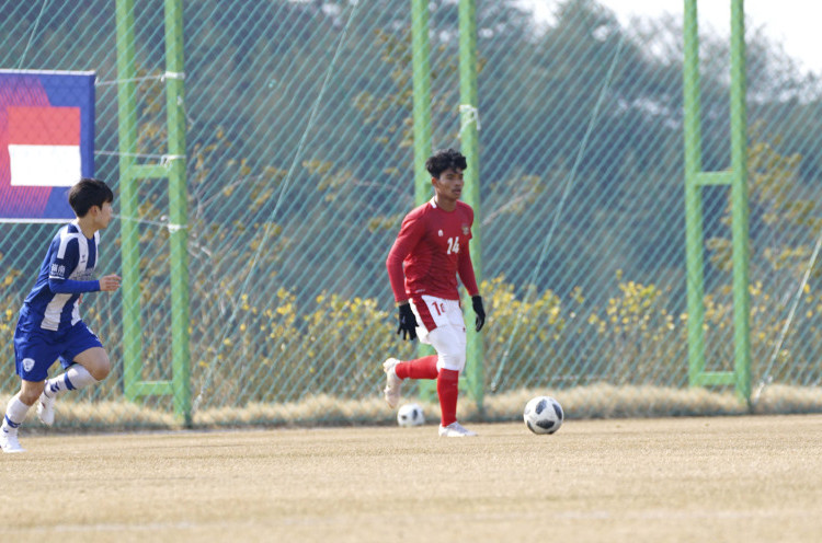 4 Pemain Persija Jadi Starter dalam Uji Coba Perdana Timnas U-19 di Korsel