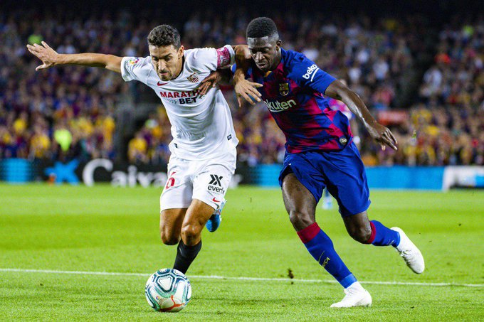 Ernesto Valverde Komentari Kartu Merah Ronald Araujo dan Ousmane Dembele