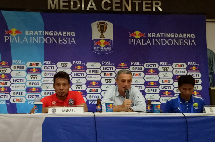 Piala Indonesia: Milomir Seslija Sebut Arema FC Seharusnya Menang Lawan Persib