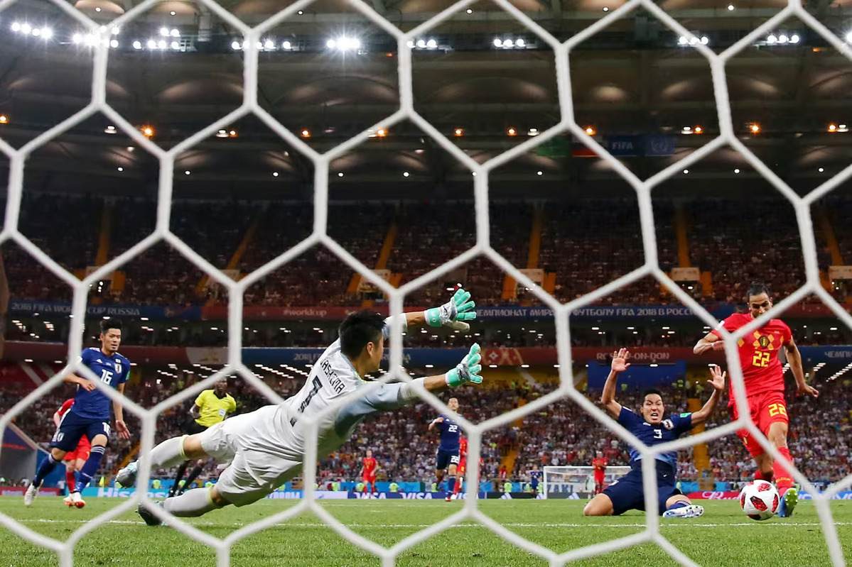 Belgia vs Jepang di Piala Dunia 2018. (FIFA)