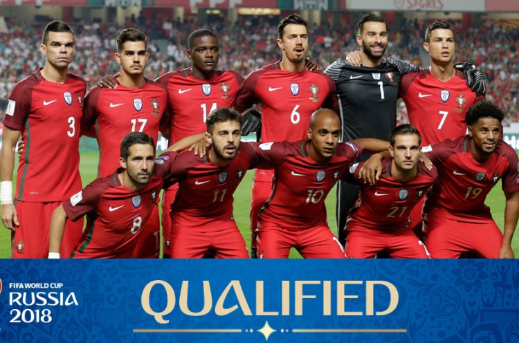 Profil Tim Unggulan Piala Dunia 2018: Portugal