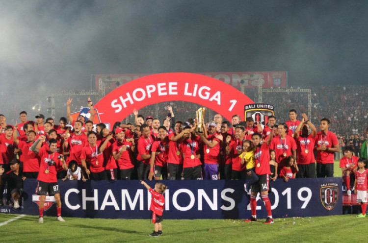 Klasemen Akhir Liga 1 2019: Bali United Juara, Persebaya Runner-up, Persija Hanya 10 Besar