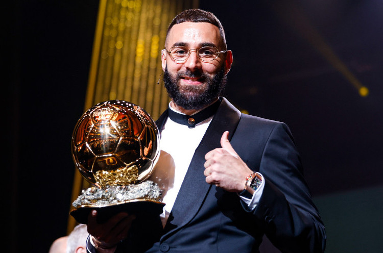 Raih Ballon d'Or, Karim Benzema Targetkan Juara Piala Dunia 2022