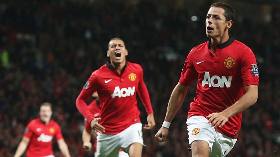 Piala Liga : Chicarito Dua Gol, United Kembali Menang
