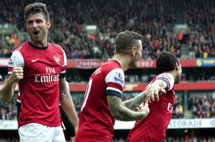 Dua Gol Giroud Antar Arsenal Tundukkan Southampton 2-0