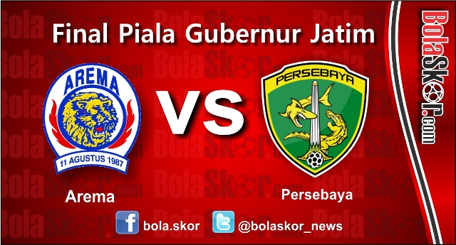 Paruh Babak, Arema ungguli Persebaya<!--idunk-->Final Piala Gubernur Jawa Timur