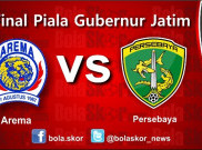 Paruh Babak, Arema ungguli Persebaya<!--idunk-->Final Piala Gubernur Jawa Timur
