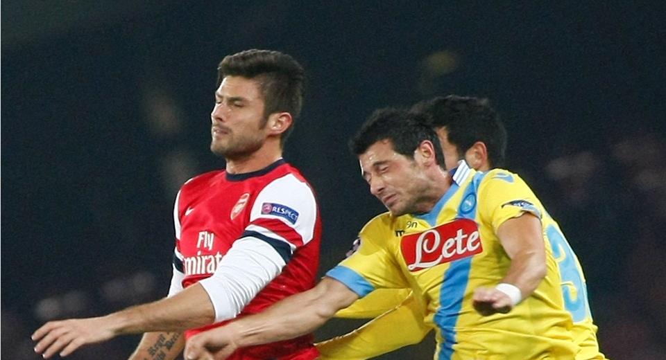 Napoli Kontra Arsenal  Masih Kacamata <!--idunk--> Babak I: Arsenal Vs Napoli