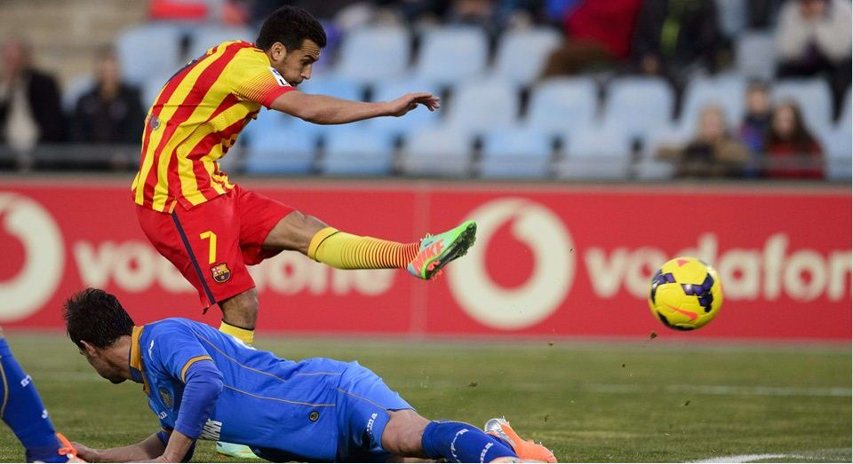 Sengit, Barcelona Unggul Tipis Atas Getafe<!--idunk-->Babak Pertama Getafe vs Barcelona