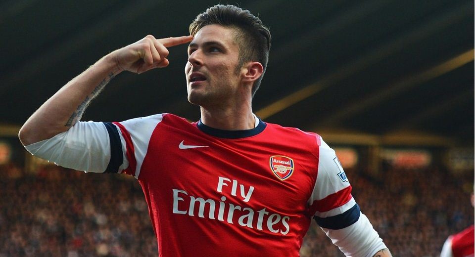 Olivier Giroud Bawa Arsenal Taklukan Newcastle