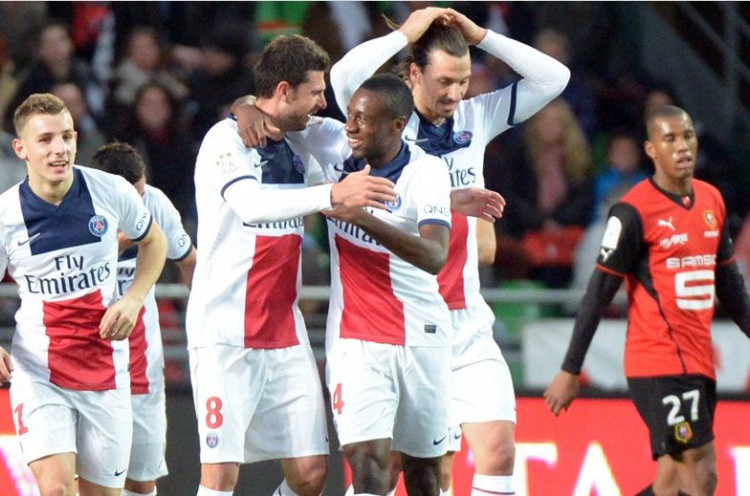 Tekuk Stade Rennais, PSG Jauhi Kejaran AS Monaco<!--idunk-->Liga Prancis