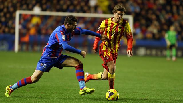 Andalkan Serangan Balik, Levante Ungguli Barcelona<!--idunk-->Babak I Copa del Rey