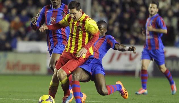 Barca Kesulitan Gedor Levante<!--idunk-->Babak I