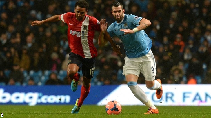 Gol Tunggal Negredo Antar Manchester City Ungguli Blackburn<!--idunk-->Babak I Piala FA