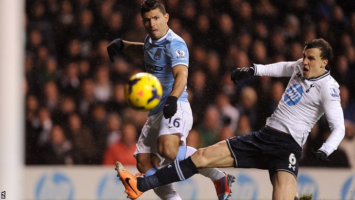 Gol Cantik Aguero Buat Spurs Tertinggal<!--idunk-->Babak I
