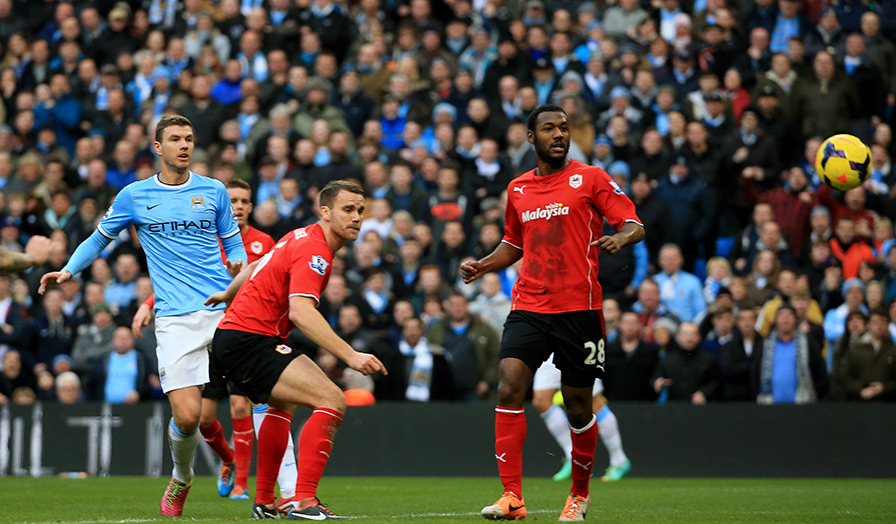 Manchester City Dominan, Cardiff Punya Perlawanan<!--idunk-->Babak I