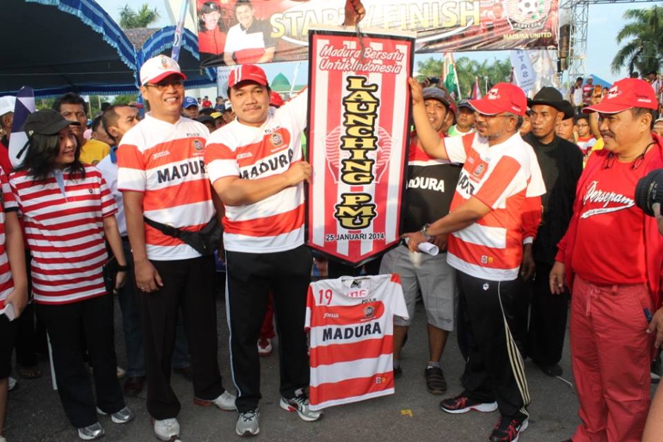 Launching Persepam Madura United Berlangsung Meriah