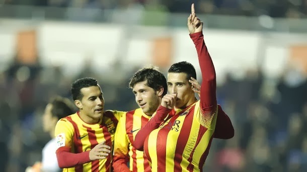 Tello Tri Gol, Barcelona Hajar Levante<!--idunk-->Copa del Rey