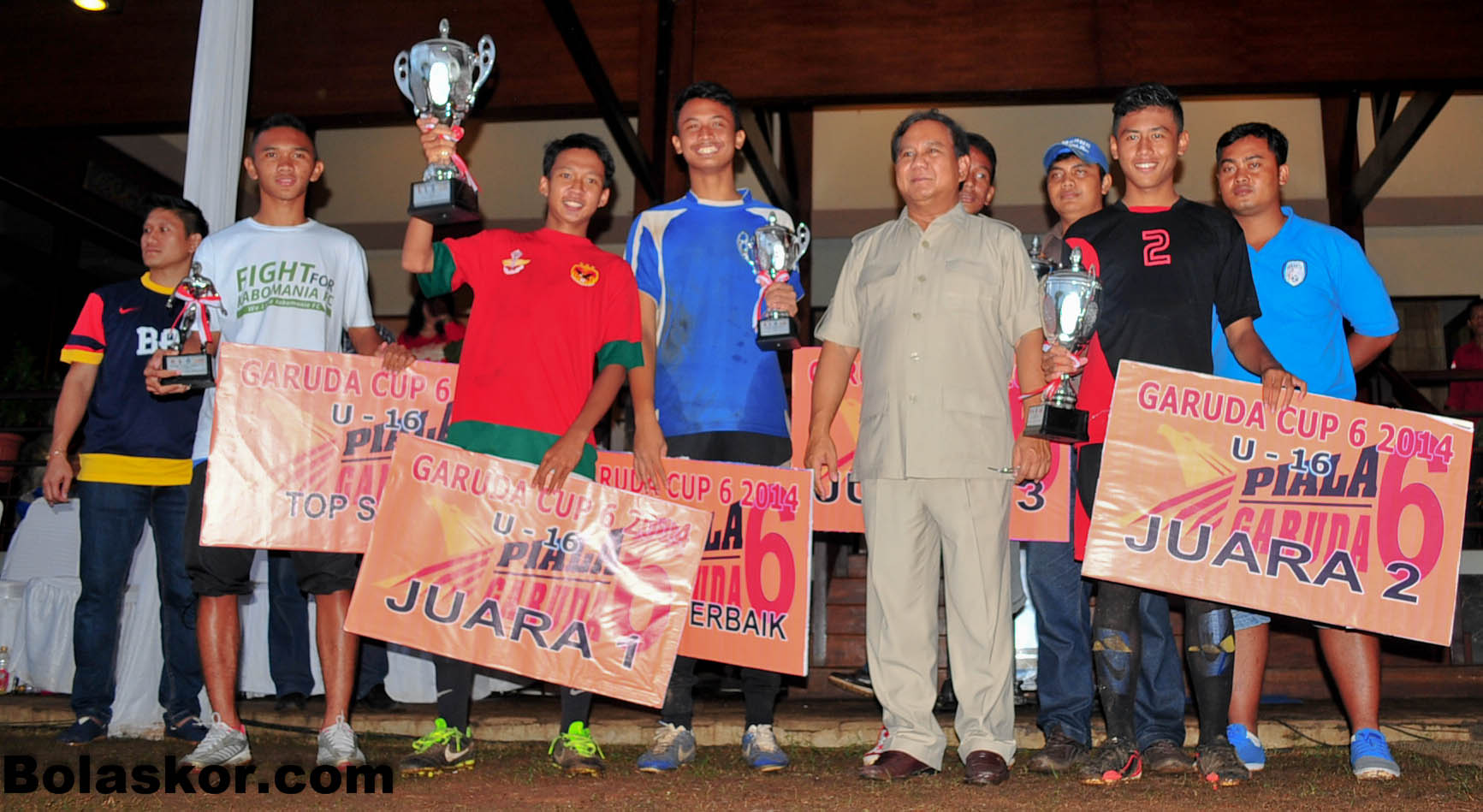 Prabowo: Indonesia Bisa Ikut Piala Dunia<!--idunk-->Pasca Turnamen SSB Piala Garuda ke-6