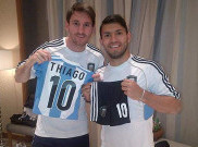 Aguero: Messi Bukan Orang Planet Bumi!