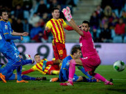 Messi Dua Gol, Barcelona Gulung Getafe<!--idunk-->Piala Raja 