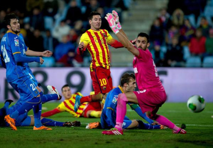 Messi Dua Gol, Barcelona Gulung Getafe<!--idunk-->Piala Raja
