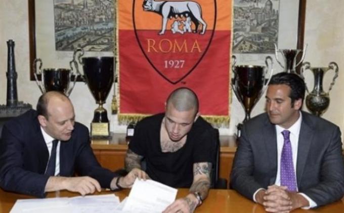 AS Roma Resmi Dapatkan 'Si Batak' Radja Nainggolan