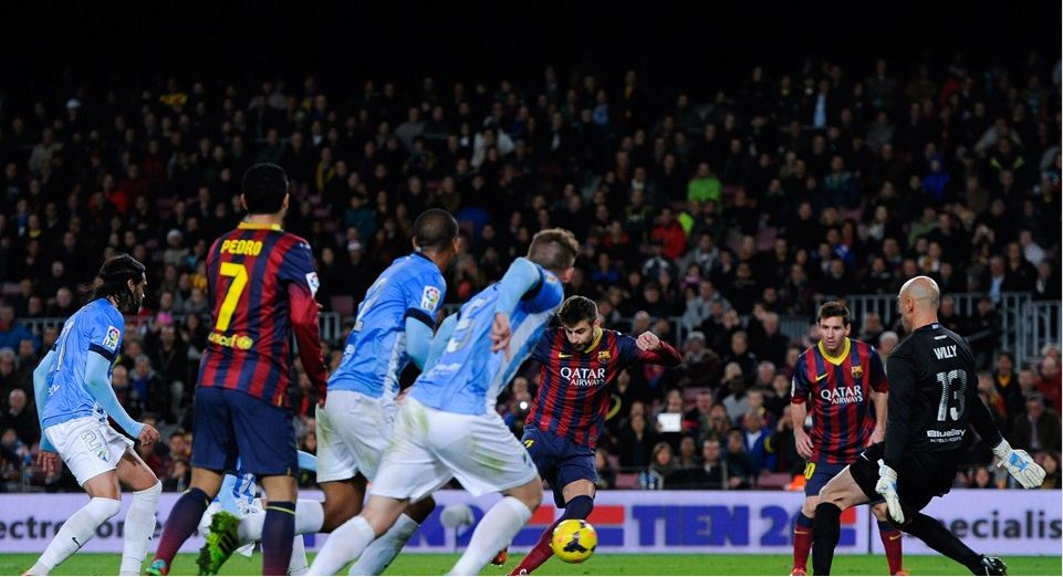 Banyak Buang Peluang, Barcelona Unggul Tipis<!--idunk-->Babak I
