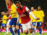 Lukas Podolski Bawa Arsenal Unggul<!--idunk-->Babak I