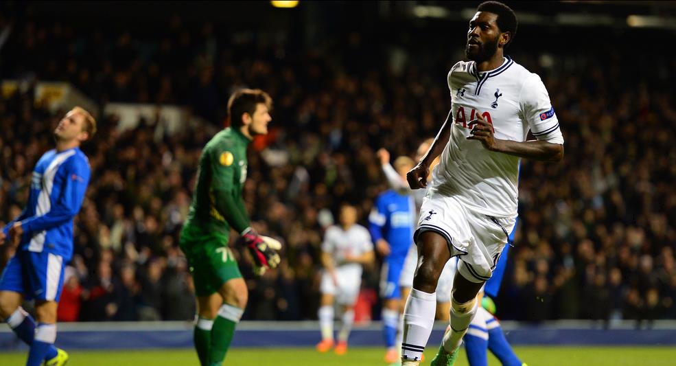 Dua Gol Adebayor Antar Spurs ke 16 Besar<!--idunk-->Babak 32 Besar Liga Europa