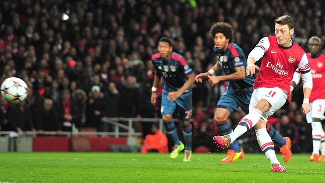 Dua Penalti, Satu Kartu Merah, Skor Kacamata<!--idunk-->Babak I Arsenal vs Bayern Muenchen