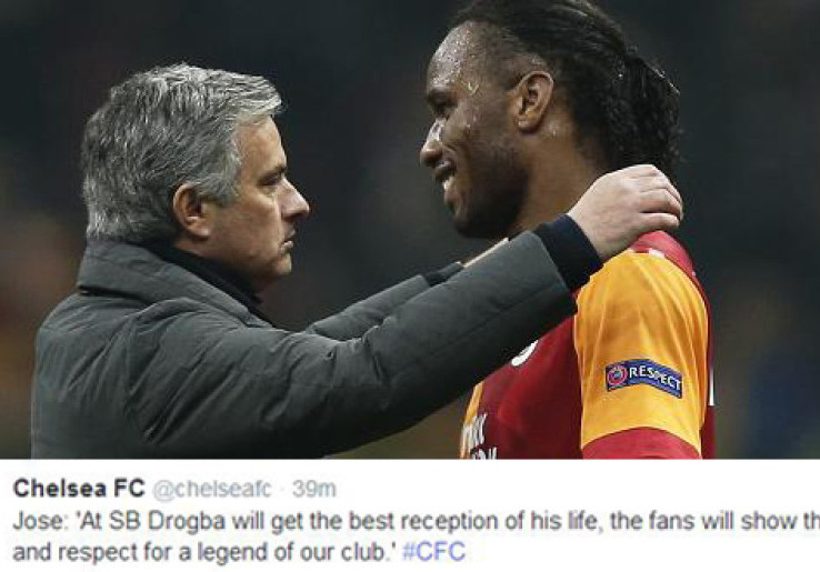 Mourinho: Drogba Akan Dapat Sambutan Meriah di Stamford Bridge