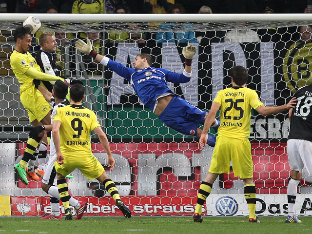 Aubameyang Bawa Dortmund ke Semi-final<!--idunk-->DFB Pokal