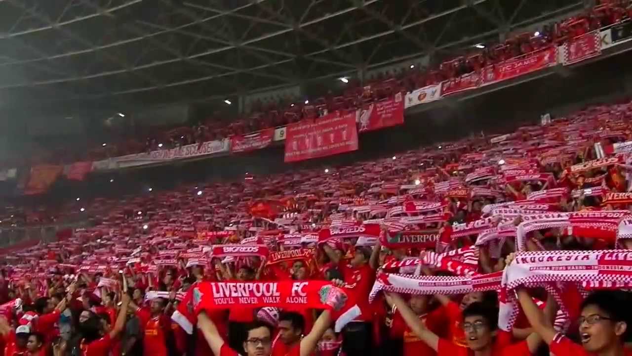 Nyanyian 'YNWA' Terbaik Milik Fans di Indonesia