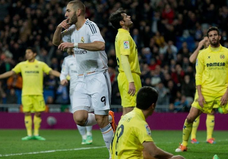 Benzema Dua Gol, Madrid Hantam Villareal