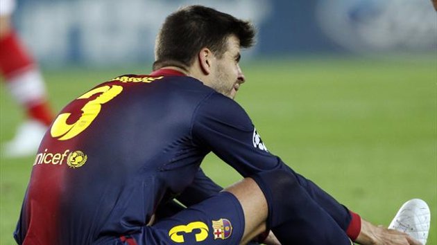 Cedera Betis, Pique Menepi Dua Pekan