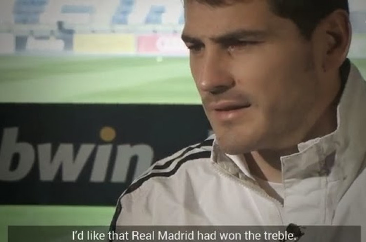 Casillas Optimistis Madrid Raih Trio Gelar