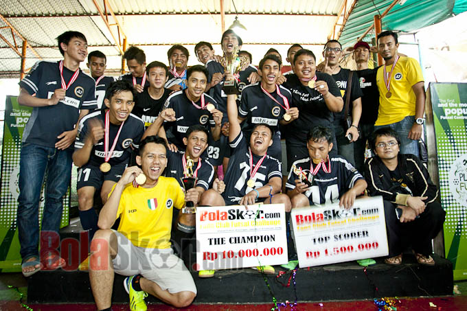 Main Pintar, JCI Kampiun<!--idunk-->Bolaskor Fans Club Futsal Challenge 2014