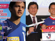 Irfan Bachdim Jadi Cover Majalah Sepak Bola Jepang Terkemuka