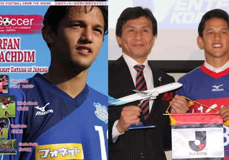 Irfan Bachdim Jadi Cover Majalah Sepak Bola Jepang Terkemuka